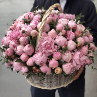 Букет из 101 пиона